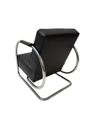Art Deco Modernist Bauhaus Tubular Steel Lounge Chair by Frits Kuyken, 1936